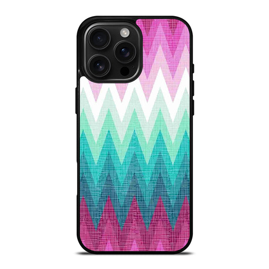 OMBRE PASTEL CHEVRON PATTERN 2 iPhone Case Cover