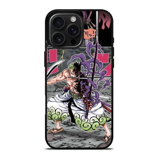 ONE PIECE RORONOA ZORO COMIC iPhone Case Cover