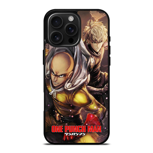 ONE PUNCH MAN SAITAMA AND GENOS iPhone Case Cover