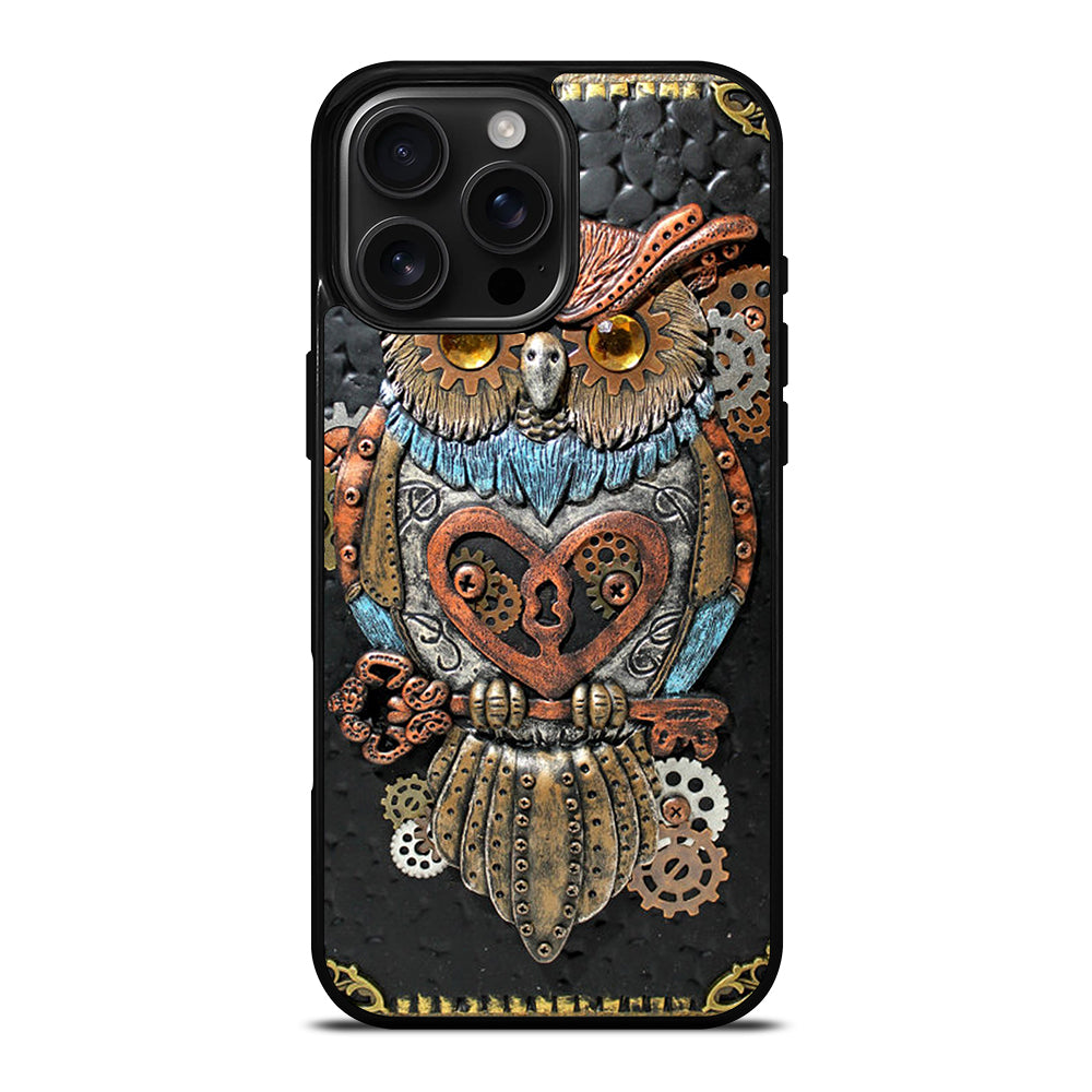 OWL STEAMPUNK BOOK iPhone Case Cover