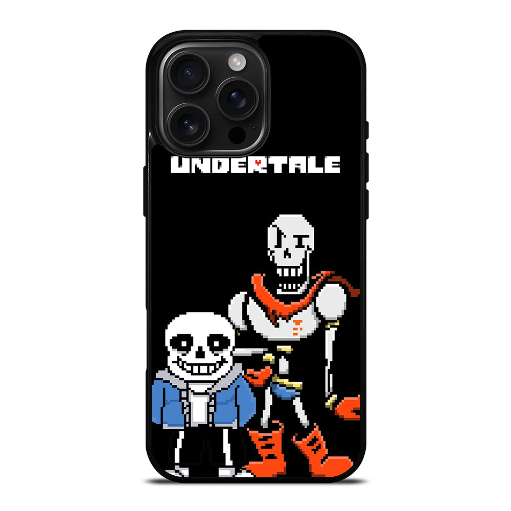 PAPYRUS AND SANS UNDERTALE 8BIT iPhone Case Cover
