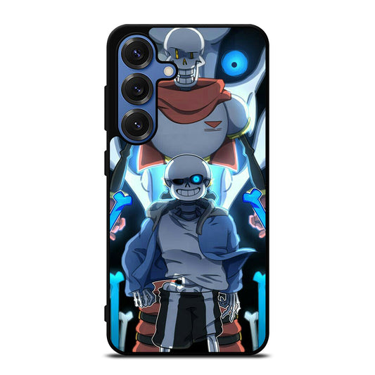 PAPYRUS AND SANS UNDERTALE SKULL Samsung Galaxy Case Cover