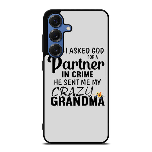 PARTNER IN CRIME GRANDMA 1 Samsung Galaxy Case Cover