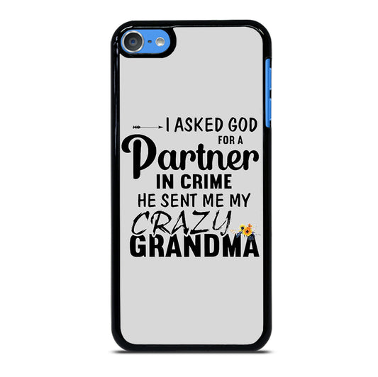 PARTNER IN CRIME GRANDMA 1 iPod Touch Case Cover