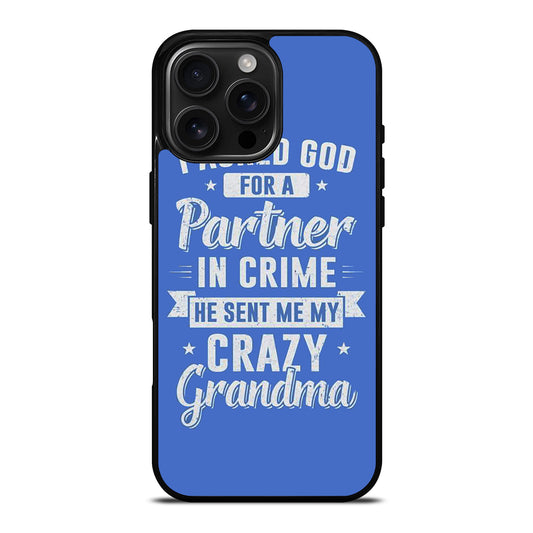 PARTNER IN CRIME GRANDMA 2 iPhone Case Cover
