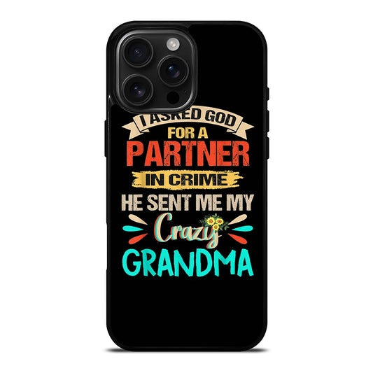PARTNER IN CRIME GRANDMA 3 iPhone Case Cover