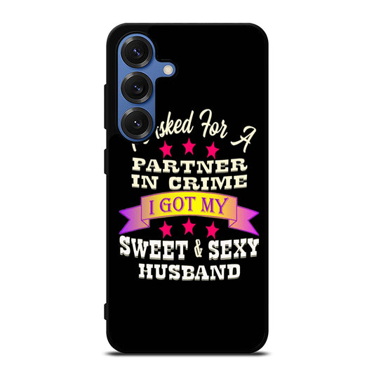 PARTNER IN CRIME HUSBAND Samsung Galaxy Case Cover