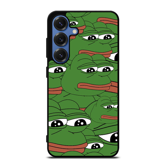 PEPE THE SMUG FROG PATTERN Samsung Galaxy Case Cover