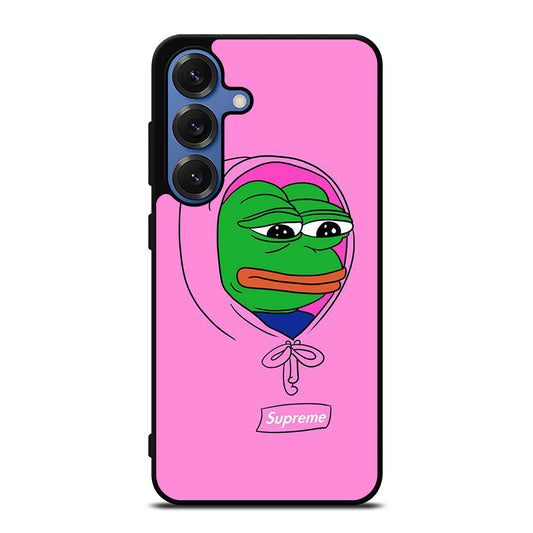 PEPE THE SMUG FROG PINK HOODIE Samsung Galaxy Case Cover