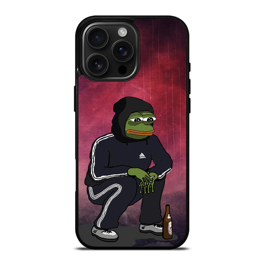PEPE THE SMUG SAD iPhone Case Cover