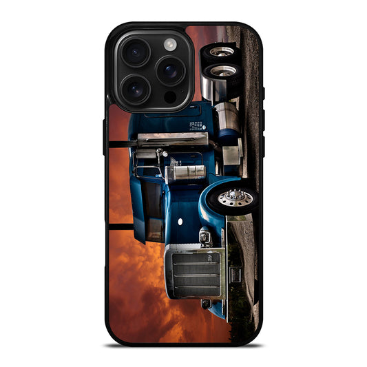 PETERBILT TRUCK BLUE iPhone Case Cover
