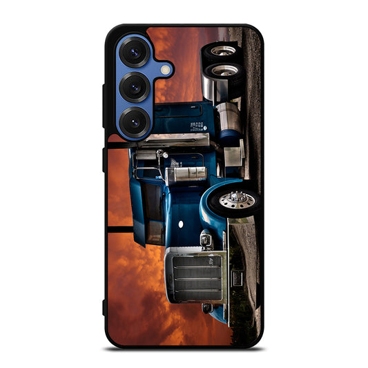 PETERBILT TRUCK BLUE Samsung Galaxy Case Cover