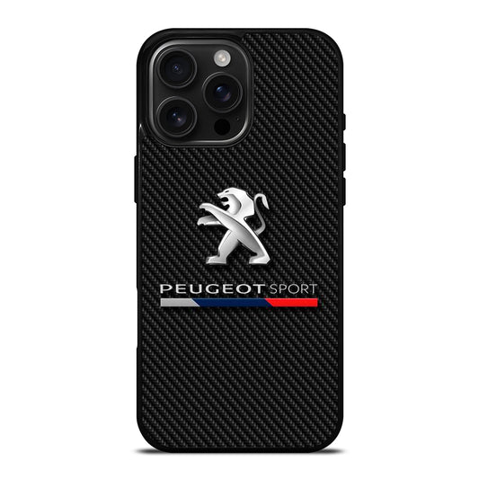 PEUGEOT CARBON LOGO iPhone Case Cover