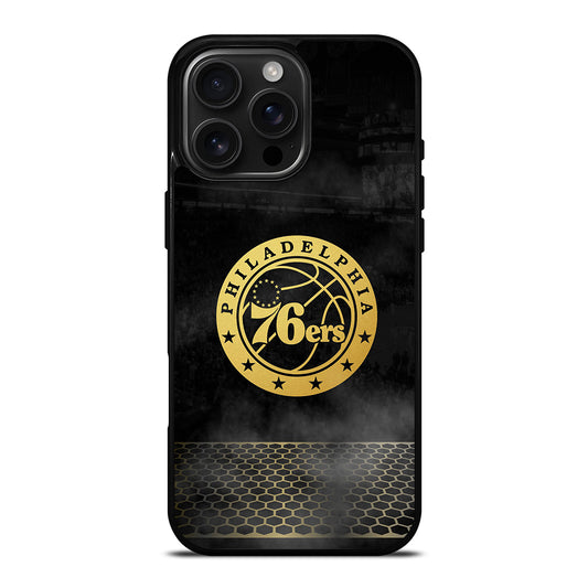 PHILADELPHIA 76ERS GOLD LOGO iPhone Case Cover