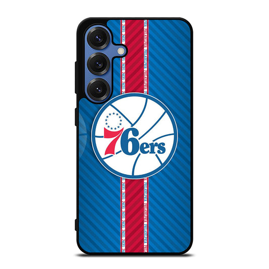 PHILADELPHIA 76ERS STRIPE EMBLEM Samsung Galaxy Case Cover