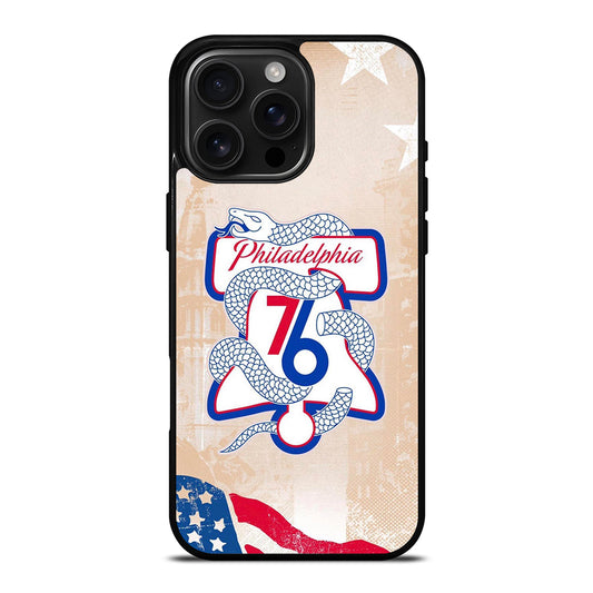 PHILADELPHIA 76ERS VINTAGE LOGO iPhone Case Cover
