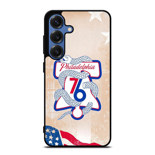 PHILADELPHIA 76ERS VINTAGE LOGO Samsung Galaxy Case Cover