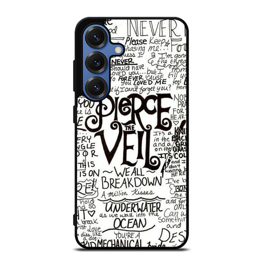 PIERCE THE VEIL LYRIC Samsung Galaxy Case Cover