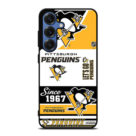 PITTSBURGH PENGUINS LOGO COLLAGE Samsung Galaxy Case Cover