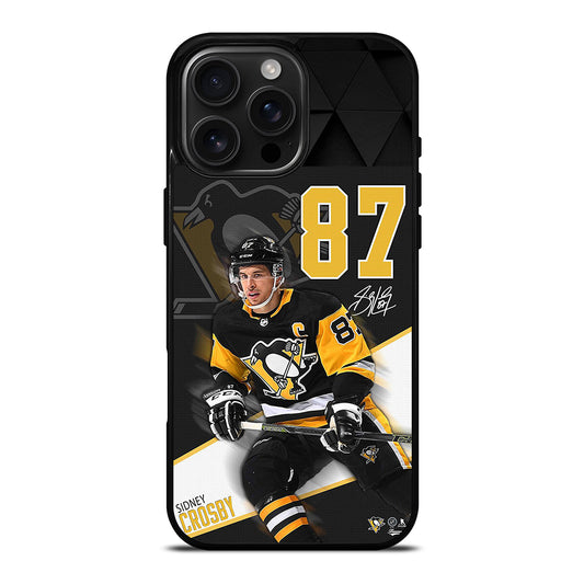 PITTSBURGH PENGUINS SIDNEY CROSBY 87 iPhone Case Cover