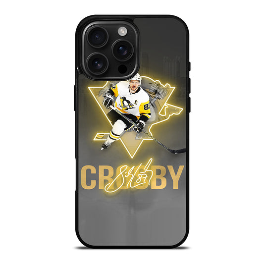 PITTSBURGH PENGUINS SIDNEY CROSBY SIGNATURE iPhone Case Cover