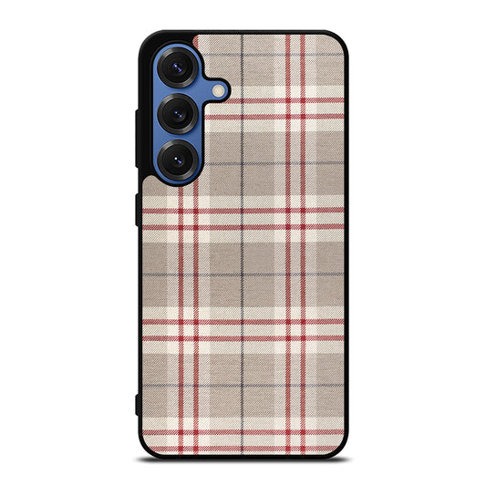PLAID BROWN 2 Samsung Galaxy Case Cover