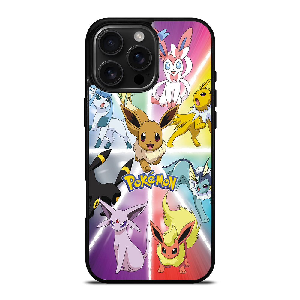 POKEMON EEVEE ALL EVOLUTION 3 iPhone Case Cover