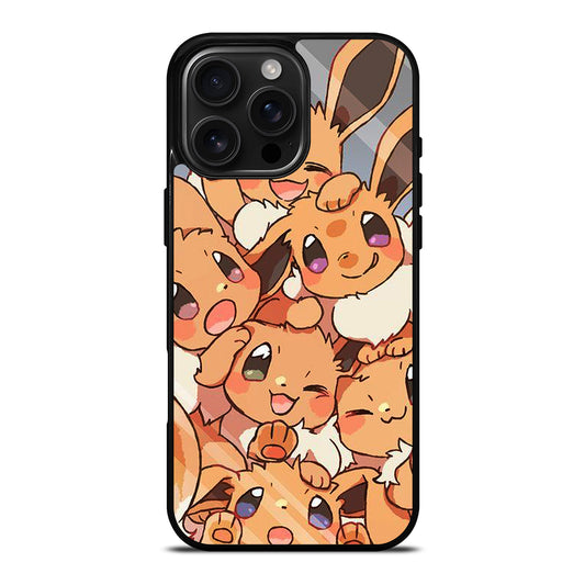 POKEMON EEVEE COLLAGE iPhone Case Cover