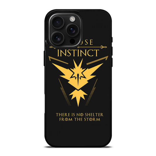 POKEMON GO TEAM INSTINCT 1 iPhone Case Cover