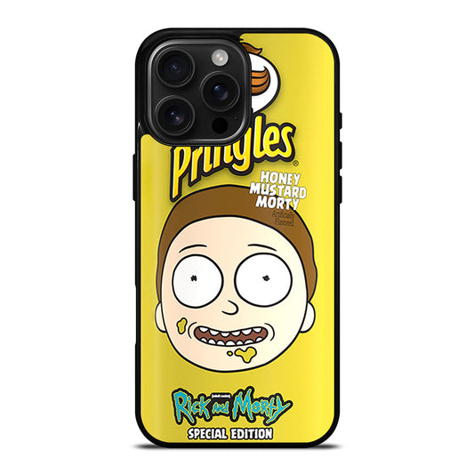 PRINGLES POTATO CHIPS RICK AND MORTY iPhone Case Cover