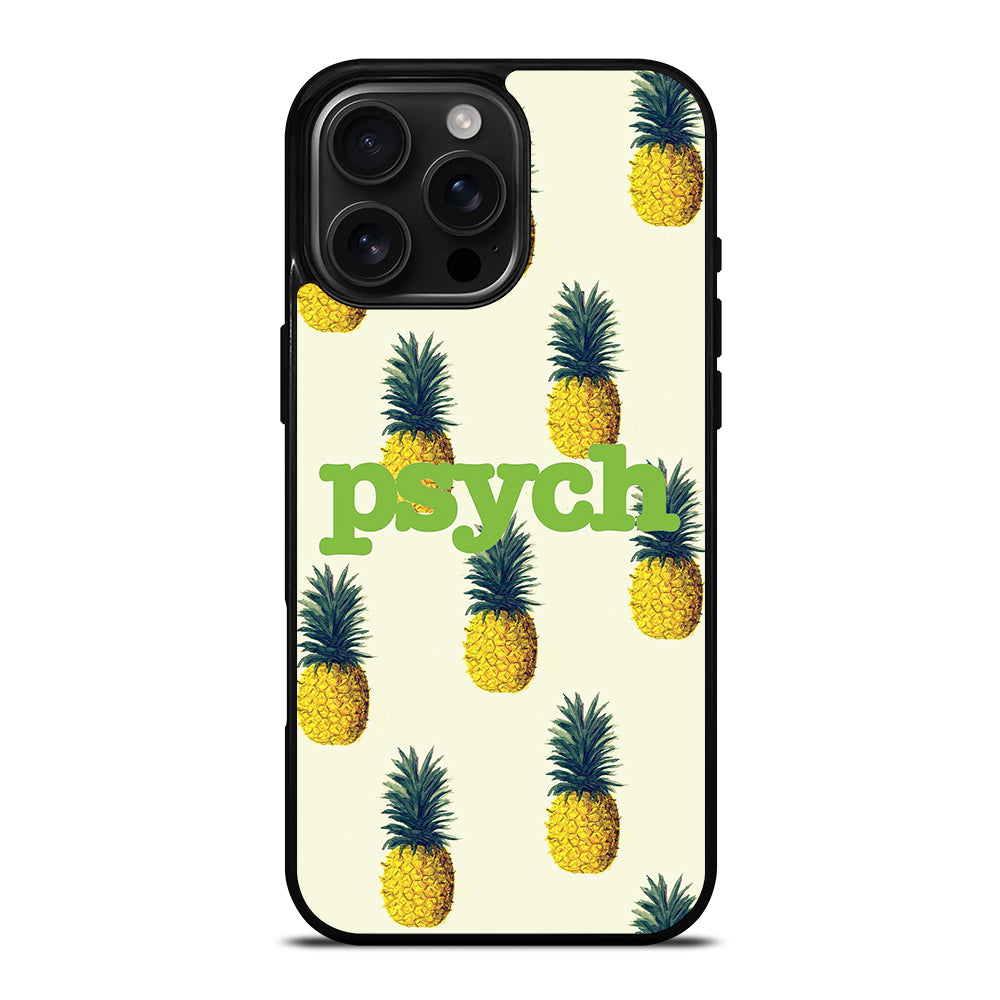 PSYCH PINEAPPLE PATTERN iPhone Case Cover