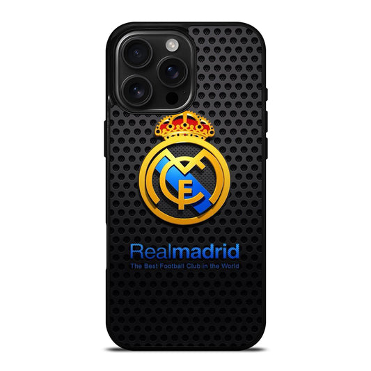 REAL MADRID FC METAL LOGO iPhone Case Cover