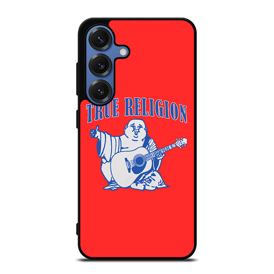 RED BIG BUDDHA TRUE RELIGION LOGO Samsung Galaxy Case Cover