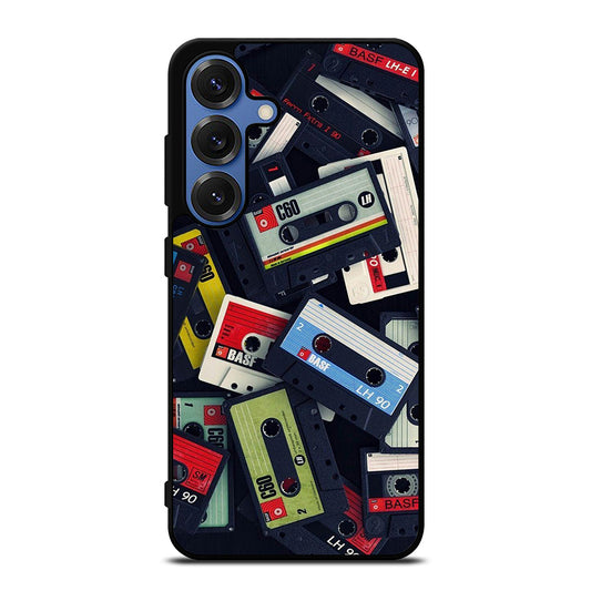 RETRO CASSETTE TAPE PATTERN Samsung Galaxy Case Cover