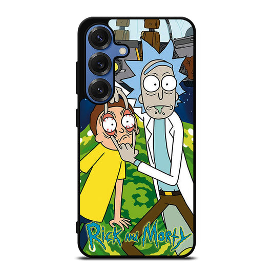 RICK AND MORTY UFO CAR Samsung Galaxy Case Cover
