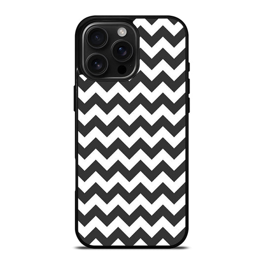 RILEY BLAKE CHEVRON PATTERN GREY iPhone Case Cover