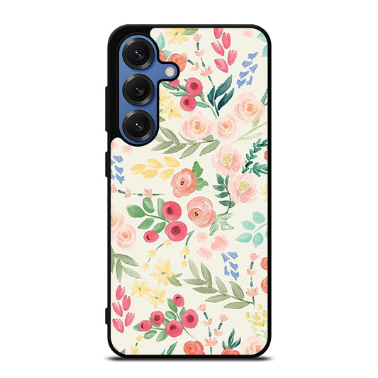 RILEY BLAKE ORANGE FLOWER Samsung Galaxy Case Cover