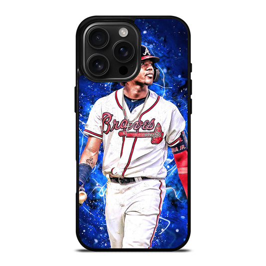 RONALD ACUNA JR ATLANTA BRAVES BASEBALL iPhone Case Cover