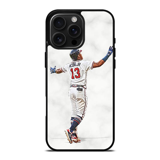 RONALD ACUNA JR ATLANTA BRAVES MARBLE iPhone Case Cover