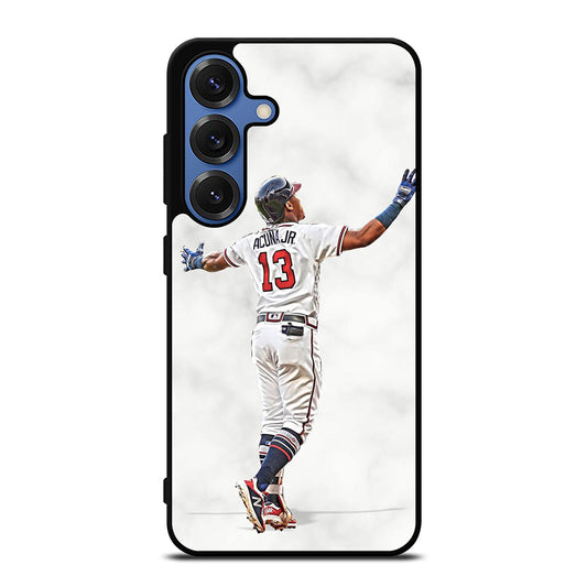 RONALD ACUNA JR ATLANTA BRAVES MARBLE Samsung Galaxy Case Cover