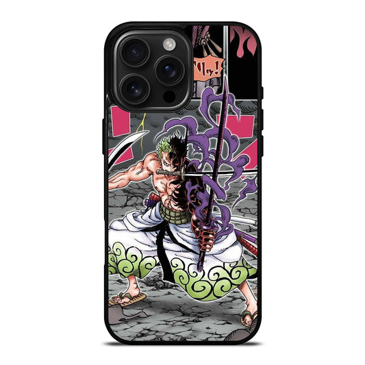 RORONOA ZORO ONE PIECE COMIC iPhone Case Cover