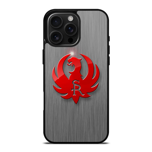RUGER FIREARM METAL LOGO iPhone Case Cover