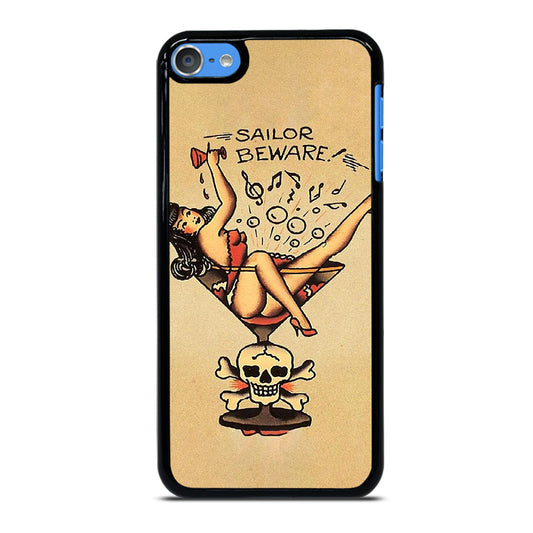 SAILOR JERRY BEWARE TATTOO iPod Touch Case Cover