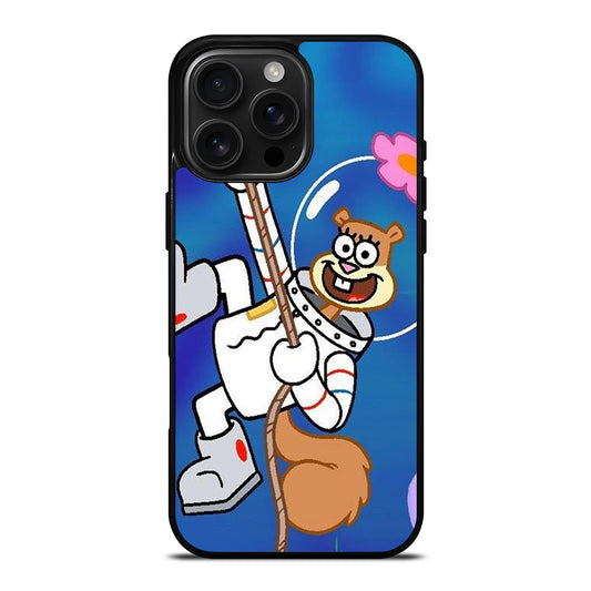 SANDY SQUIRREL CLIMBING SPONGEBOB iPhone Case Cover
