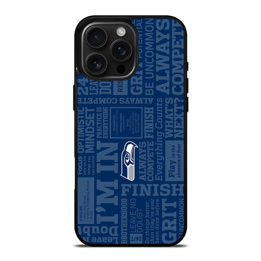 SEATTLE SEAHAWKS MANTRA iPhone Case Cover