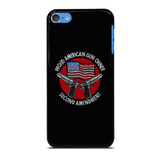SECOND AMENDMENT AMERICAN GUN LOGO iPod Touch Case Cover
