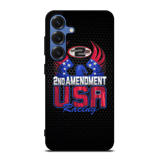 SECOND AMENDMENT LOGO METAL LOGO 2 Samsung Galaxy Case Cover