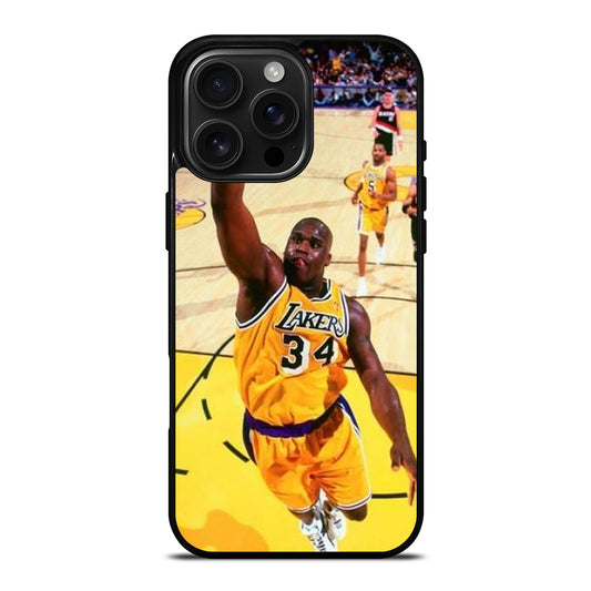 SHAQUILLE O'NEAL LA LAKERS NBA DUNK iPhone Case Cover