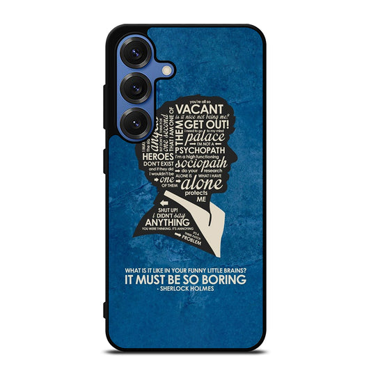 SHERLOCK HOLMES QUOTE Samsung Galaxy Case Cover