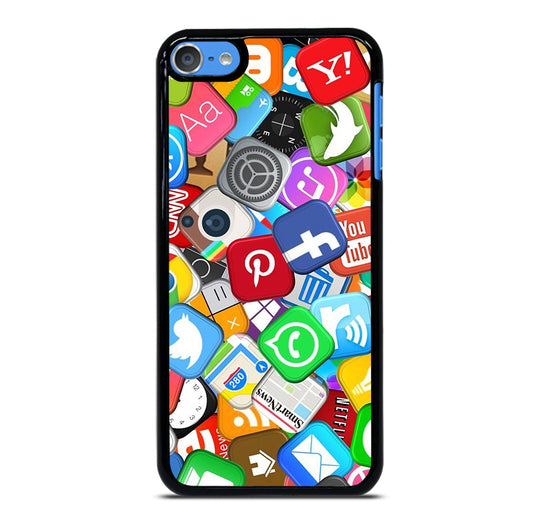SOCIAL MEDIA LOGO iPod Touch Case Cover